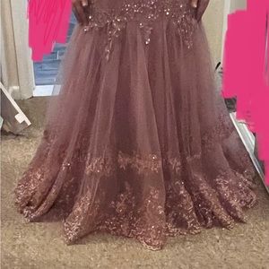 Mermaid style custom made gown